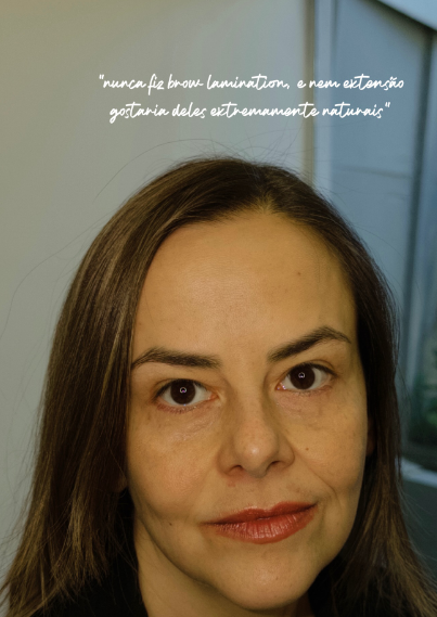 Resultado de brow lamination com fios extremamente naturais